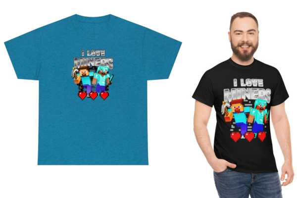 I-Love-Miners-Minecraft-Shirts